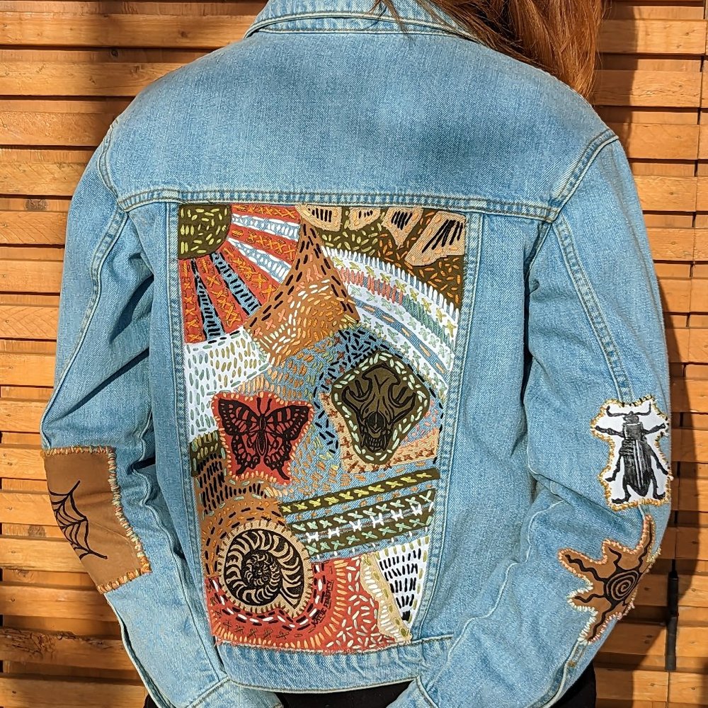 Handstitched Denim Jacket